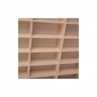 Ξύλινο Ράφι για Αυτοκινητάκια 90 Θέσεων 50 x 4.5 x 78.5 cm Kruzzel 21997