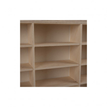 Ξύλινο Ράφι για Αυτοκινητάκια 54 Θέσεων 60 x 5.3 x 40 cm Kruzzel 21998