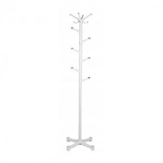 Μεταλλικός Καλόγερος 48 x 180 cm Χρώματος Λευκό ModernHome YLT-0610-White