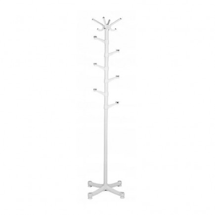 Μεταλλικός Καλόγερος 48 x 180 cm Χρώματος Λευκό ModernHome YLT-0610-White
