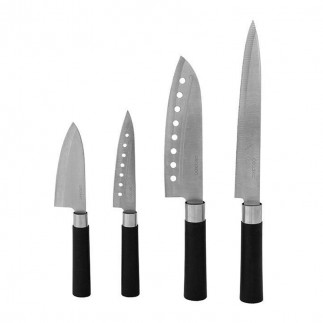 Σετ Επαγγελματικά Μαχαίρια 4 τμχ Santoku Cecotec CEC-01002