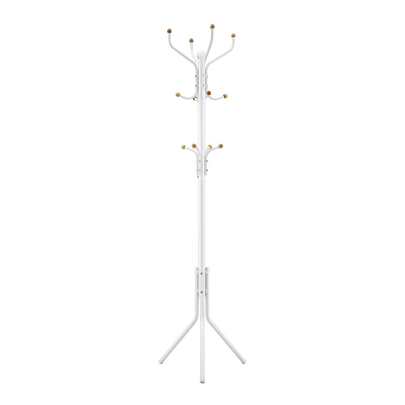 Μεταλλικός Καλόγερος 44 x 182 cm Χρώματος Λευκό Songmics RCR19W