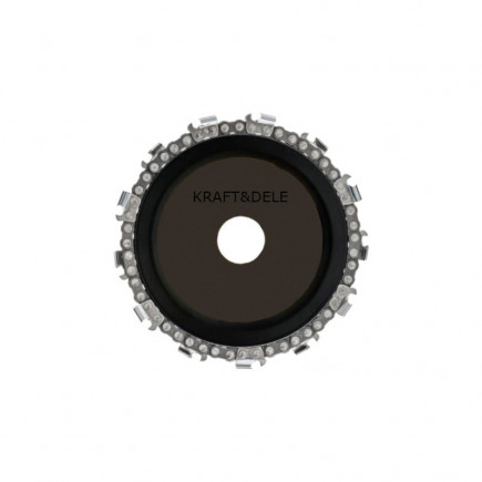 Δίσκος Κοπής Ξύλου με Αλυσίδα 125 x 22.2 mm και 14 Δόντια για Γωνιακό Τροχό Kraft&Dele KD-1060