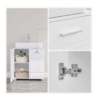 Ντουλάπι Νιπτήρα 60 x 30 x 63 cm VASAGLE BBK112W01