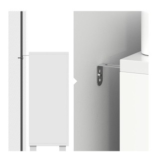 Ντουλάπι Νιπτήρα 60 x 30 x 63 cm VASAGLE BBK112W01