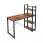 Μεταλλικό Γραφείο με 4 Ράφια 120 x 60 x 120 cm VASAGLE LWD48X Μεταλλικό Γραφείο με 4 Ράφια 120 x 60 x 120 cm VASAGLE LWD48X