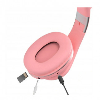 Ασύρματα Ακουστικά Bluetooth Γάτα M2 SPM M2-Pink