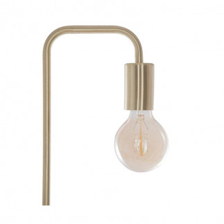 Επιδαπέδιο Μεταλλικό Φωτιστικό E27 40 W 20 x 150 cm Χρώματος Χρυσό Atmosphera 155381A