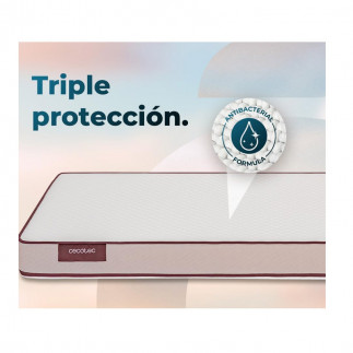 Στρώμα Κούνιας με Αφρό και Επένδυση 60 x 120 x 10 cm Flow BabyPure Soft Cecotec CEC-07852
