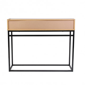 Μεταλλική Κονσόλα με 2 Συρτάρια 100 x 35 x 80.5 cm Home Deco Factory HD6623