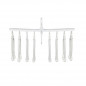 Πτυσσόμενη Κρεμάστρα Ρούχων 8 Θέσεων 42 x 52 x 58 cm JE CHERCHE UNE IDEE ME2603 Πτυσσόμενη Κρεμάστρα Ρούχων 8 Θέσεων 42 x 52 x 58 cm JE CHERCHE UNE IDEE ME2603