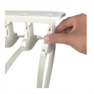 Πτυσσόμενη Κρεμάστρα Ρούχων 8 Θέσεων 42 x 52 x 58 cm JE CHERCHE UNE IDEE ME2603