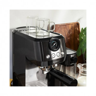 Ημιαυτόματη Καφετιέρα Power Espresso 20 Steel Pro Latte με Δοχείο Γάλακτος Cecotec CEC-01985