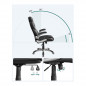 Διευθυντική Καρέκλα Γραφείου 70 x 75 x 119-137 cm Songmics OBG65BK