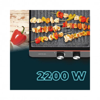 Ψηστιέρα - Γκριλιέρα 2200 W Rock'nGrill Blaze Neon Cecotec CEC-08054