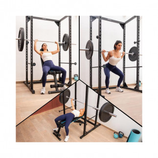 Πολυόργανο Γυμναστικής 117 x 119 x 210 cm Cecotec DrumFit PowerRack 1000 CEC-07190