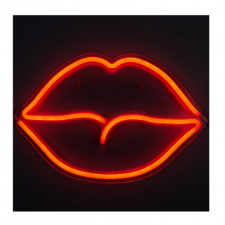 Διακοσμητικό Φωτιστικό Neon Mouth 43 x 2 x 28 cm Home Deco Factory LA10426