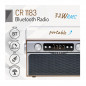 Ραδιορολόι με Bluetooth και MP3 Camry CR-1183