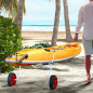 Τρόλεϊ SPORTNOW Kayak Ρυθμιζόμενο σε 3 επίπεδα από αλουμίνιο για κανό και SUP A32-021V00RD