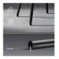 Σετ Μεταλλικά Σκαμπό Μπαρ 51.6 x 51.6 x 76.2 cm 2 τμχ VASAGLE LBC090B01