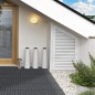 Outsunny Garden Tiles Interlocking Σετ 11 πλακάκια πλακοστρώσεων κήπου εξωτερικού χώρου, γκρι, 30x30x2,2cm 844-214GY