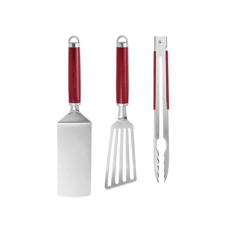 KitchenAid 3pc Indoor Grilling Set, Empire Red, Carded