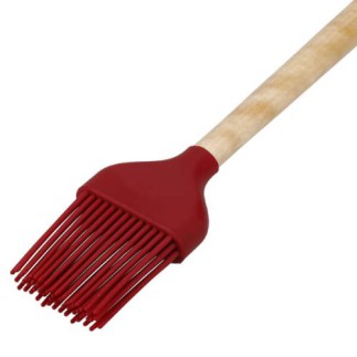 KitchenAid Birchwood Basting Brush, Empire Red, Carded