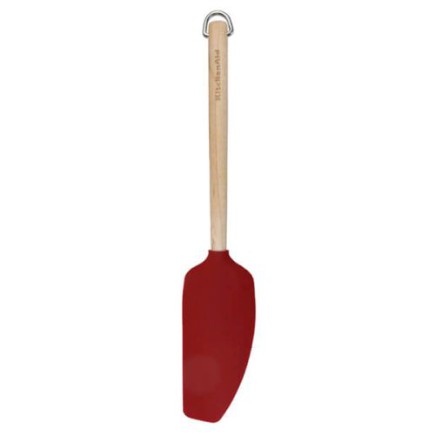 KitchenAid Birchwood Mixer Spatula, Empire Red, Carded