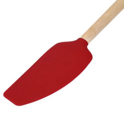 KitchenAid Birchwood Mixer Spatula, Empire Red, Carded