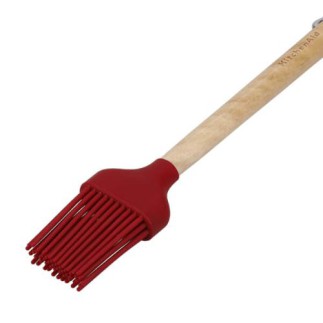 KitchenAid Birchwood Pastry Brush, Empire Red, Carded