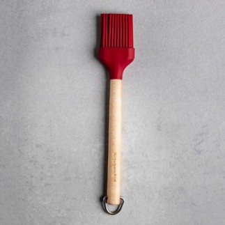 KitchenAid Birchwood Pastry Brush, Empire Red, Carded