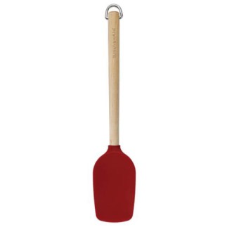 KitchenAid Birchwood Spoon Spatula, Empire Red, Carded