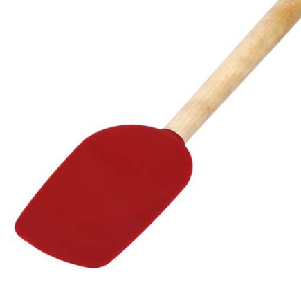 KitchenAid Birchwood Spoon Spatula, Empire Red, Carded