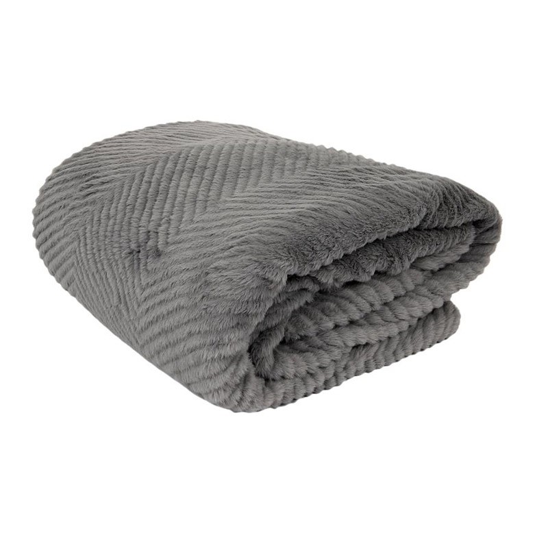 Κουβέρτα Μονή Διπλής Όψης Sherpa Προβατάκι 140 x 200 cm Home Deco Factory TX9474