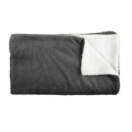 Κουβέρτα Μονή Διπλής Όψης Sherpa Προβατάκι 140 x 200 cm Home Deco Factory TX9474