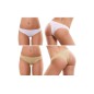 Σετ Γυναικεία Εσώρουχα Brazilian Briefs 4 τμχ Λευκό/Μπεζ MWS3226-SET7-L/XL Σετ Γυναικεία Εσώρουχα Brazilian Briefs 4 τμχ Λευκό/Μπεζ MWS3226-SET7-L/XL