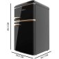 Ηλεκτρικό Mini Ψυγείο 86L Bolero CoolMarket 2D Origin Χρώματος Μαύρο CECOTEC CEC-01897