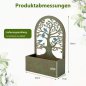 Επιτοίχιο Σετ Ζαρντινιέρας 40 x 17 x 60 cm COSTWAY GT4034CP-2