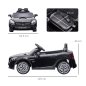 AIYAPLAY Ηλεκτρικό Αυτοκίνητο για Παιδιά Άδεια Mercedes SLC 300 με Τηλεχειριστήριο σε PP και Μέταλλο 107x62.5x44 cm Μαύρο 370-22