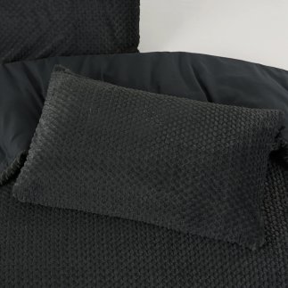 Παπλωματοθήκη Teddy Fur  Χρώματος Ανθρακί 240x220cm SLEEPTIME 8720578100415