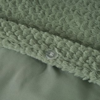 Παπλωματοθήκη Teddy Fur Χρώματος Πράσινο  240 x 220 SLEEPTIME 8720578100446