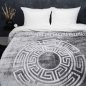 Ανάγλυφη Κουβέρτα Xρώματος Γκρι SLEEPTIME 8720578091157