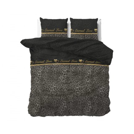 Παπλωματοθήκη Elegance Eternal Love 240 x 220cm Χρώματος Μαύρο SLEEPTIME 8720578061433