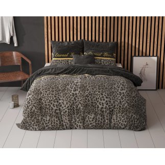 Παπλωματοθήκη Elegance Eternal Love 240 x 220cm Χρώματος Μαύρο SLEEPTIME 8720578061433