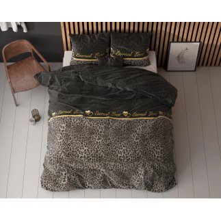 Παπλωματοθήκη  Elegance Eternal Love  240 x 220cm Χρώματος Μαύρο SLEEPTIME 8720578061433