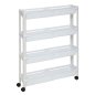 5Five Simply Smart Επεκτάσιμη ραφιέρα 4 επιπέδων 37,5 x 15 x78,5 εκ., Λευκή 189991B