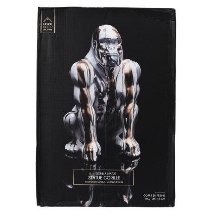 Διακοσμητικός Γορίλας 29.5 x 45 x 28 cm Home Deco Factory HD0214