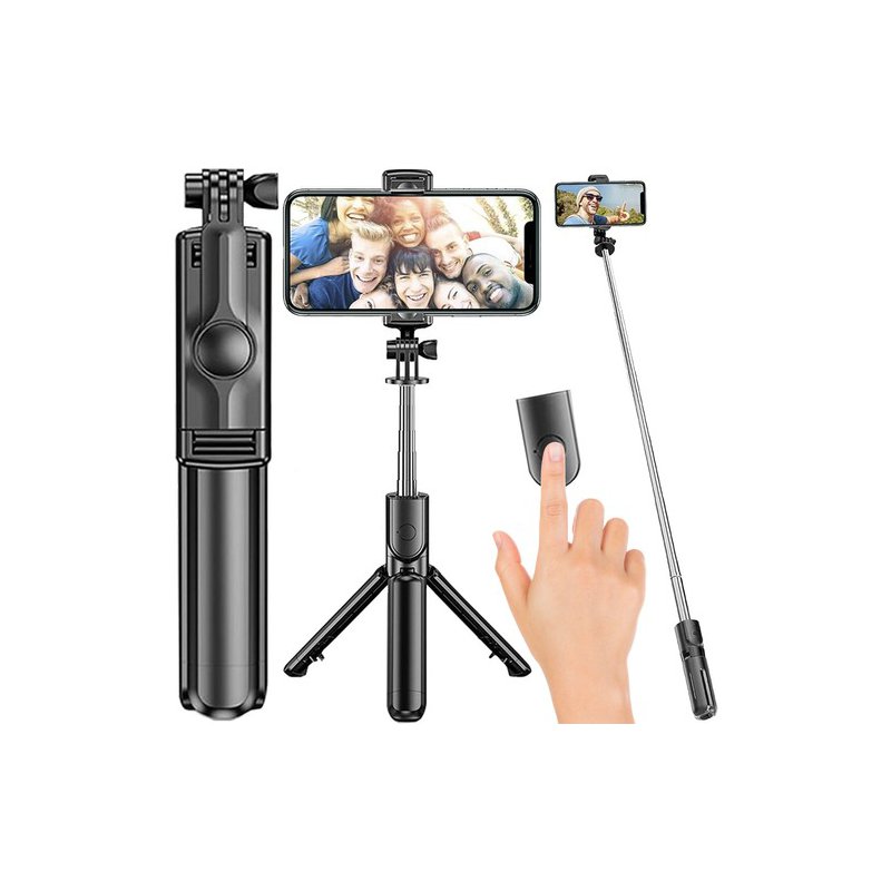 Selfie Stick/Tripod με Bluetooth και Τηλεχειριστήριο Izoxis 23518