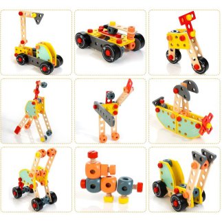 Παιδικός Ξύλινος Πάγκος Εργασίας 67x31,5x35 cm Ecotoys TL812003