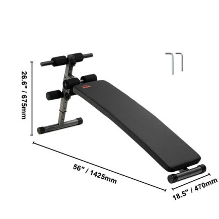 Ρυθμιζόμενος Πάγκος Κάμψης VEVOR YWZBJDGNK0001NYP5V0